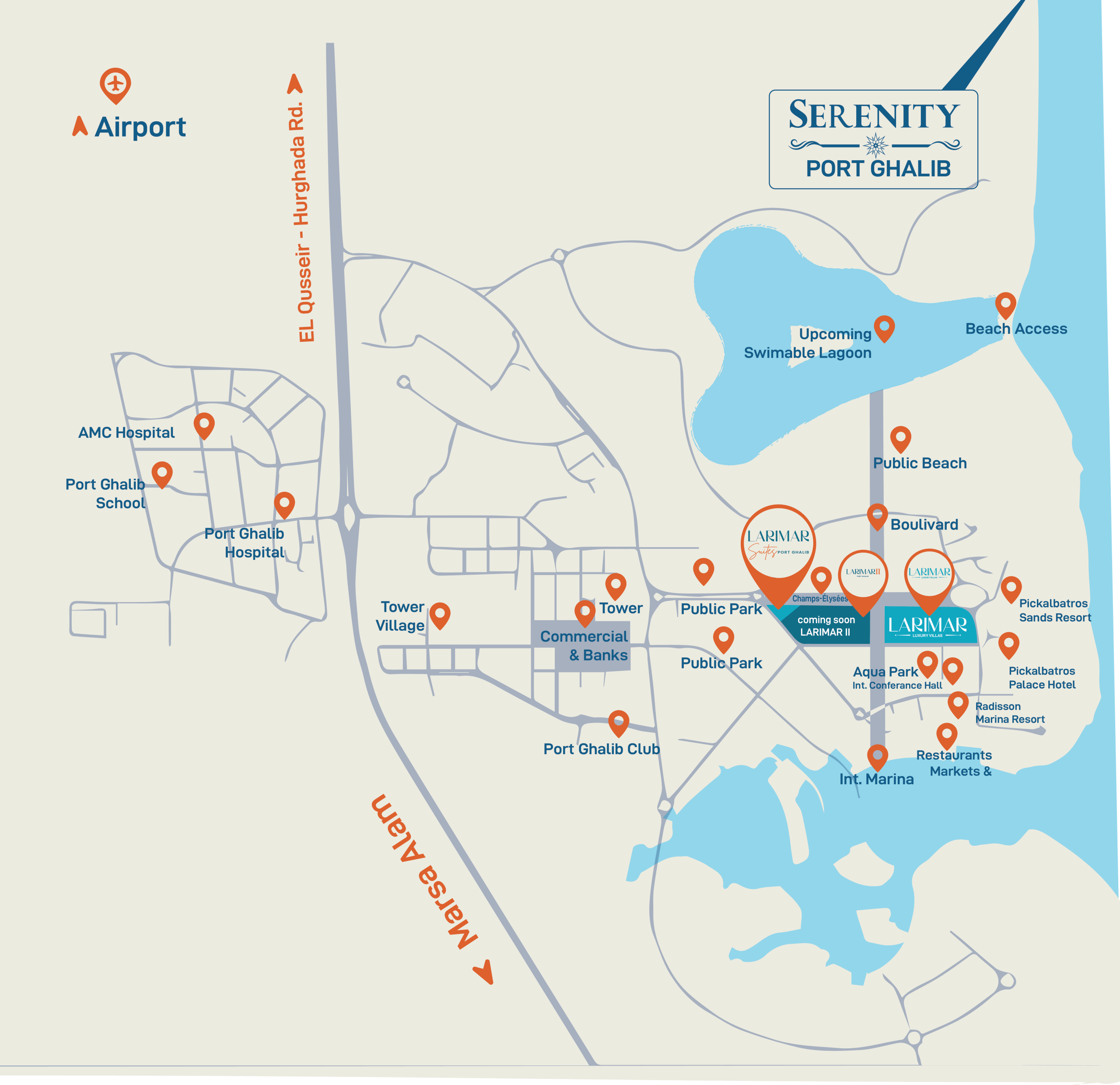 Port Ghalib marina & lagoon