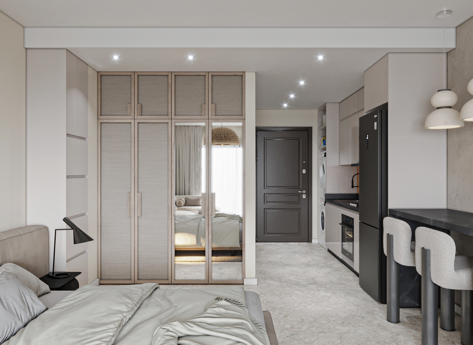 Standard Studio illustration · Larimar II · Suites