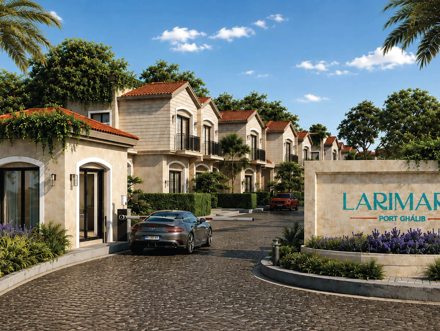 Larimar Port Ghalib villa exteriors from the official Larimar website